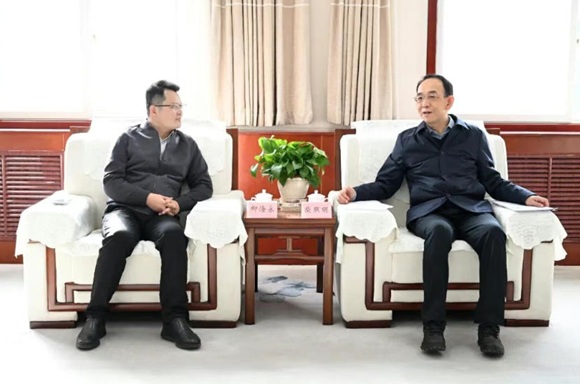 永济市委副书记、代市长柴照明会见中科智汇工场总经理柳海永一行